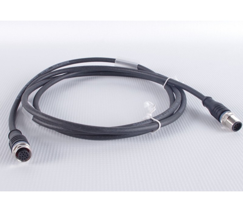 Escha 8047024 AL-WAKS12-2-AL-WASS12/S370 M12 plug 2m !NEW !