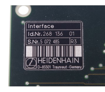 HEIDENHAIN INTERFACE 268 136 01 26813601  268-136-01 ! NEW !