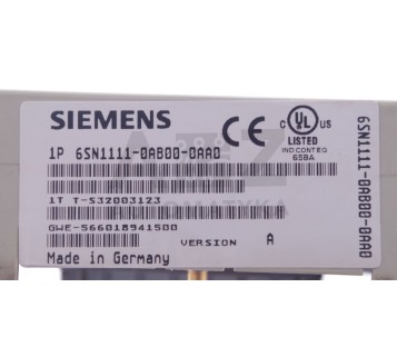 SIEMENS 6SN1111-0AB00-0AA0  6SN11110AB000AA0 