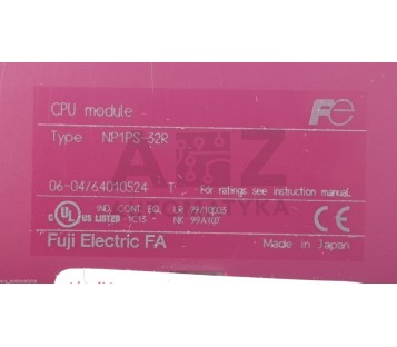 FUJI NP1PS-32R NP1PS32R CPU MODULE