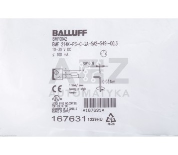 BALLUFF BMF00A2 BMF 214K-PS-C-2A-SA2-S49-00,3  BMF214KPSC2ASA2S4900,3 ! NEW !
