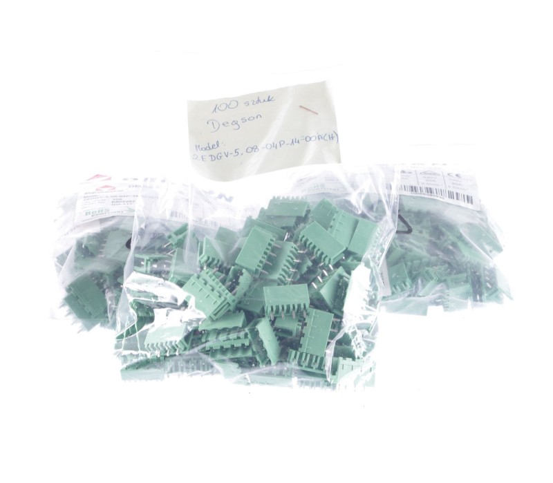 DEGSON 2EDGV-5.08-04P-14-00A(H)  2EDGV50804P1400AH E809207 4PIN SOCKET ! 100PCS