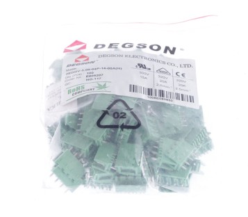 DEGSON 2EDGV-5.08-04P-14-00A(H)  2EDGV50804P1400AH E809207 4PIN SOCKET ! 100PCS
