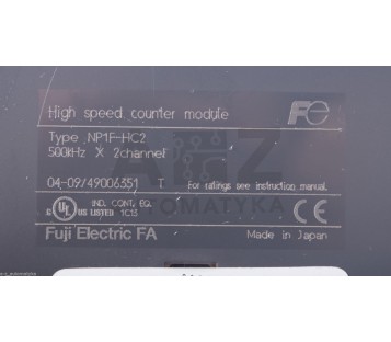 FUJI NP1F-HC2 NP1FHC2 HIGH SPEED COUNTER MODULE