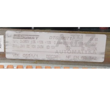 WESUMAT DTG 9671 DTG9671 POWER SUPPLY