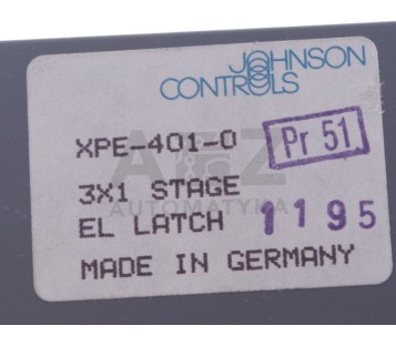 JOHNSON CONTROLS METASYS 3X1 STAGE EL LATCH  XPE-401 XPE401 XPE-401-0 XPE4010  