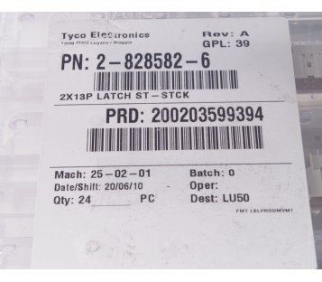 TYCO 2-828582-6 28285826 200203599394 Conn Shrouded Header HDR 26POS  ! 24PCS !