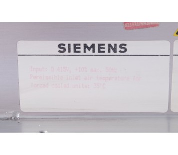 SIEMENS 6 RA 2275 6DV62-0  6RA22756DV620 RADIATOR