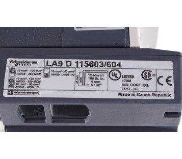 SCHNEIDER LC1 D115P7  LC1D115P7 037722 ! NEW !