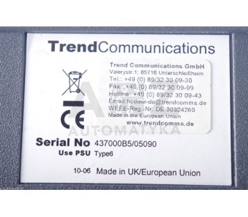 TREND COMUNICATIONS AURORA FORTE AURORAFORTE ATM Tester