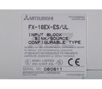 MITSUBISHI FX-16EX-ES/UL  FX16EXESUL