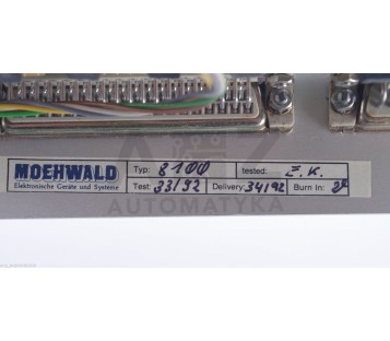MOEHWALD 8100 