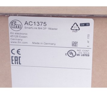 IFM AC1375 M4 1MSTR DPV1  M41MSTRDPV1 ! NEW !