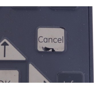 GE ELECTRONIC AF-600/650 KYPDACGP1 ( BROKEN PUSH BUTTON FILM )