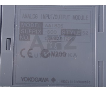 YOKOGAWA ANALOG INPUT/OUTPUT MODULE  AAI835  AAI835-S00 AAI835S00
