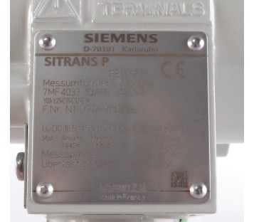 SIEMENS SITRANS P 7MF 4033-1DA00-1AB7-Z 7MFF40331DA001AB7Z ! NEW !