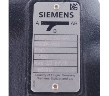 SIEMENS VXF22.50-40 VXF225040 3 port valve flanged PN6 DN50 kvs 40 SAX S ! NEW !