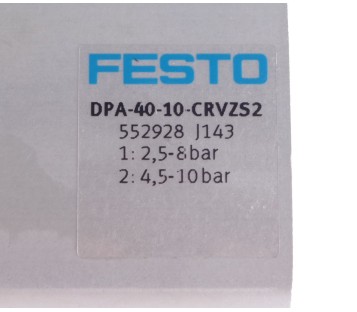 FESTO CRVZS-2 160236 + DPA-40-10-CRVZS2 552928 + DPA-40 DPA40  675512 Pr ! NEW !
