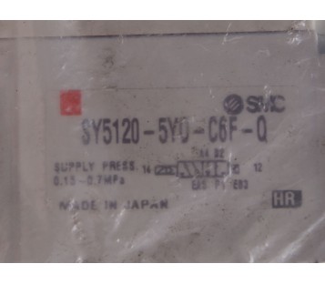 SMC SY5120-5YO-C6F-Q  SY51205YOC6FQ ! NEW !