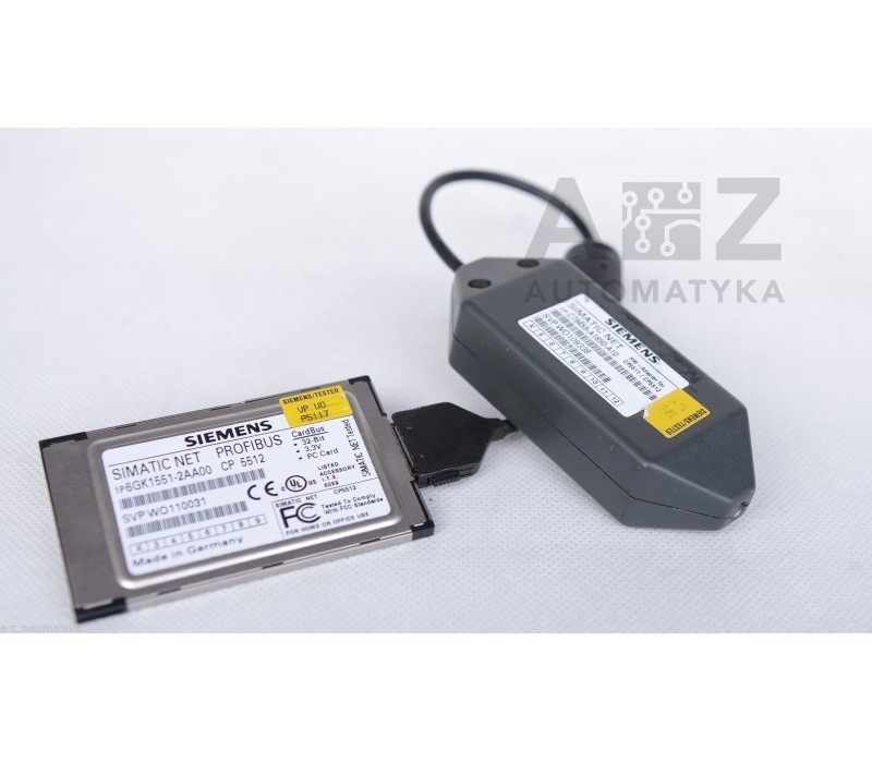 SIEMENS NET PROFIBUS 6GK1551-2AA00 CP5512 + C79459-A1890-A10