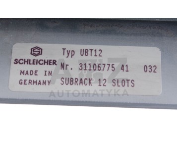 SCHLEICHER SUBRACK 12 SLOTS  UBT12 31106775 41 