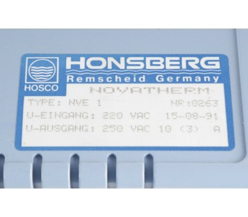 HOSCO HONSBERG NVE 1 NVE1 + 265988 