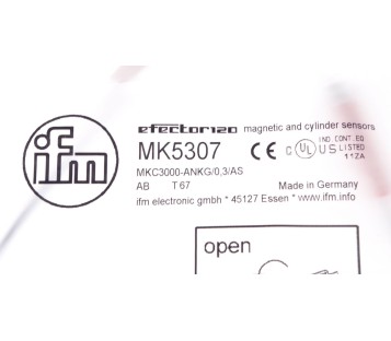 IFM EFECTOR MK5307 MKC3000-ANKG/0,3/AS  MKC3000ANKG03AS   ! NEW !