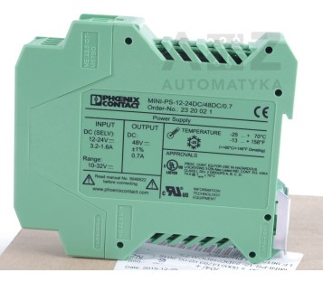 PHOENIX CONTACT MINI-PS-12-24DC/48DC/0.7 MINIPS1224DC48DC07 23 20 02 1   ! NEW !
