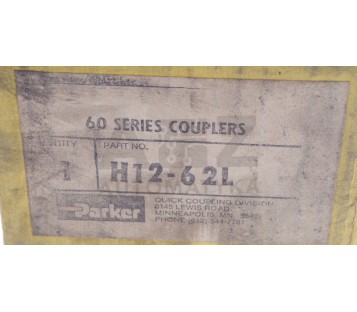 PARKER 60 SERIES COUPLERS  H12-62L H1262L 
