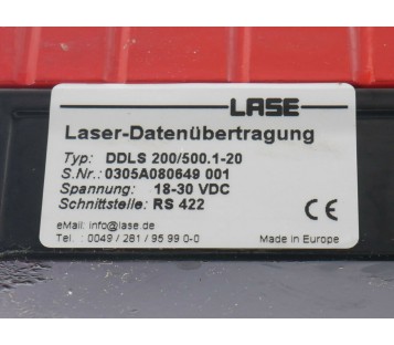 LASE DDLS 200/500.1-20 DDLS200500120 LEUZE
