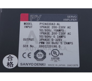 SANYO DENKI PY2A030A3-AL  PY2A030A3AL  