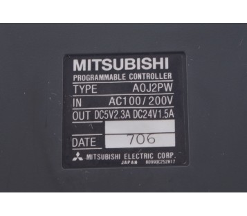 MITSUBISHI PROGRAMMABLE CONTROLLER  AOJ2PW A0J2PW 