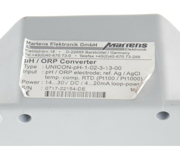 MARTENS UNICON-PH-1-02-3-13-00 + EA2650-G1/2A-0-00 