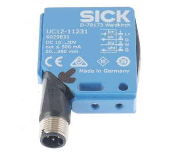 SICK UC12-11231 UC1211231 6029831 WORKING BUT WITH DEFECT ON SOCKET