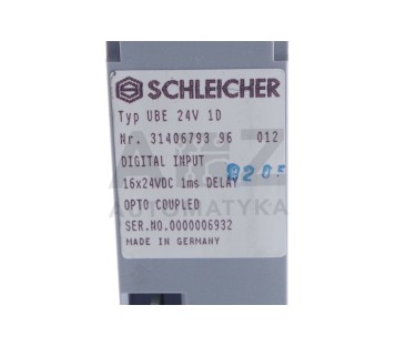 SCHLEICHER UBE 24V 1D UBE24V1D 31406793 96 012  3140679396012 
