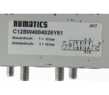NUMATICS C12BW4004026Y61 USED