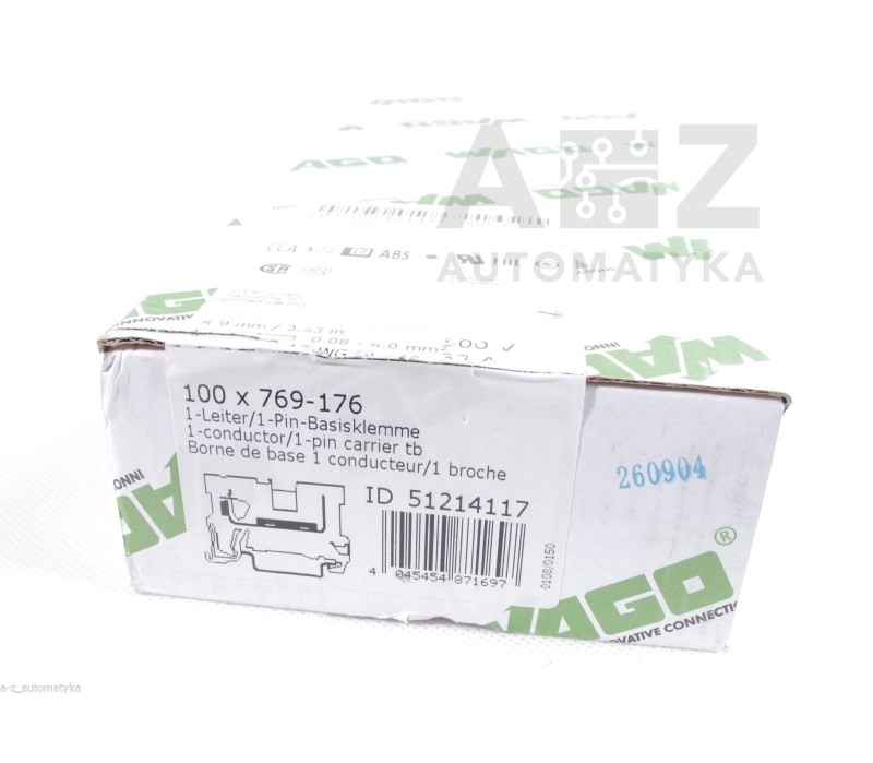 WAGO 769-176 769176 51214117  carrier terminal block ! 100PCS ! NEW !