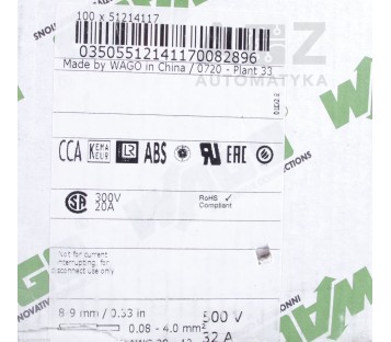 WAGO 769-176 769176 51214117  carrier terminal block ! 100PCS ! NEW !