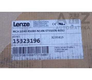 LENZE: SERVOMOTOR MCA10I40-RS0B0-N14N-ST5S00N-R0SU  15323196  ! NEW IN BOX !