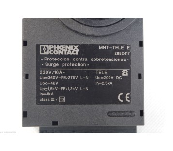 PHOENIX CONTACT MNT-TELE E  2882417 Type 3 surge protection device ! NEW !