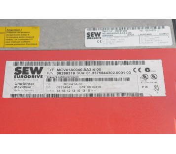 SEW MCV41A0040-5A3-4-00 MCV41A00405A3400 08269319 