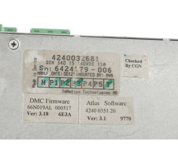 ATLAS COPCO QCM 340 15 QCM34015 4240 0326 81 