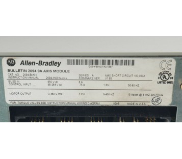 ALLEN BRADLEY 2094-BM01 2094BM01 BULLETIN 2094 9A AXIS 