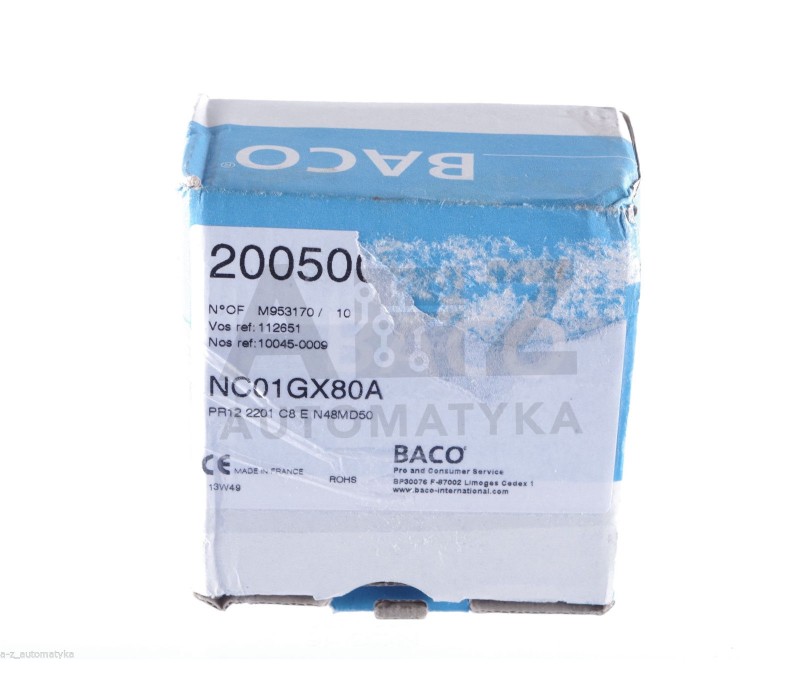 BACO 200500 NC01GX80A  ! NEW ! 