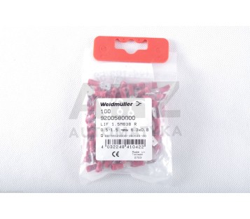 WEIDMULLER 9200580000 LIF 1,5M638 R 0,5-1,5 6,3X0,8  ! 100PCS ! NEW ! 
