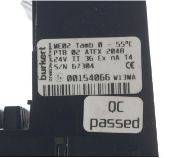 BURKERT 00154066 00144912 MP11 ME02 PTB 02 ATEX 2048 PTB02ATEX2048 ! NEW ! 
