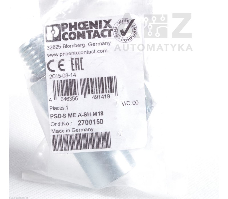 PHOENIX CONTACT PSD-S ME A-SH M18 PSD-SMEA-SHM18 PSDSMEASHM18  2700150  Adapter