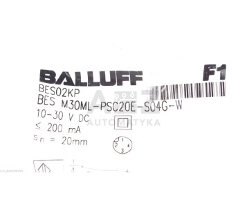 BALLUFF BES02KP BES M30ML-PSC20E-S04G-W BESM30MLPSC20ES04GW ! NEW !