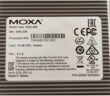 MOXA EDS-205 EDS205