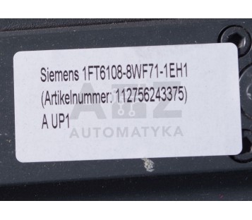 SIEMENS 1FT6108-8WF71-1EH1   1FT61088WF711EH1 11275624337